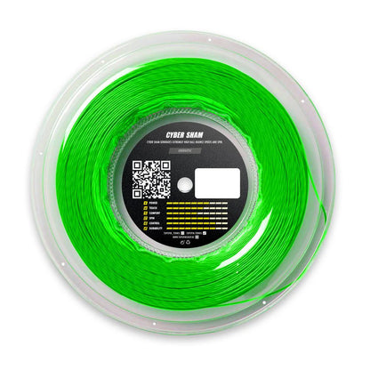 Topspin Racket String Cyber Sham Reel 200m Neon Green