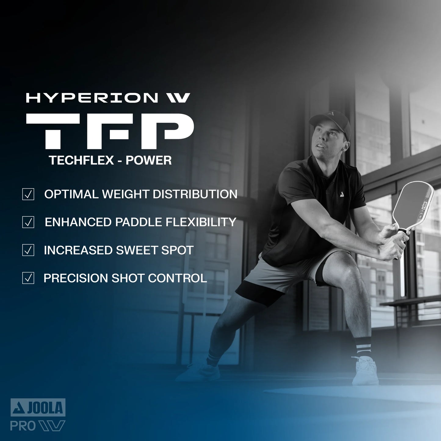 Joola Pickleball Paddle Ben Johns Hyperion Pro IV Duel 16mm