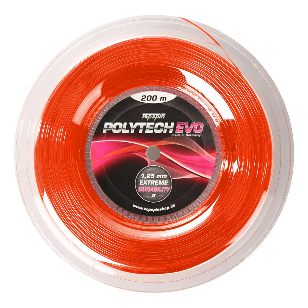 Topspin Racket Strings Polytech Evo 200m